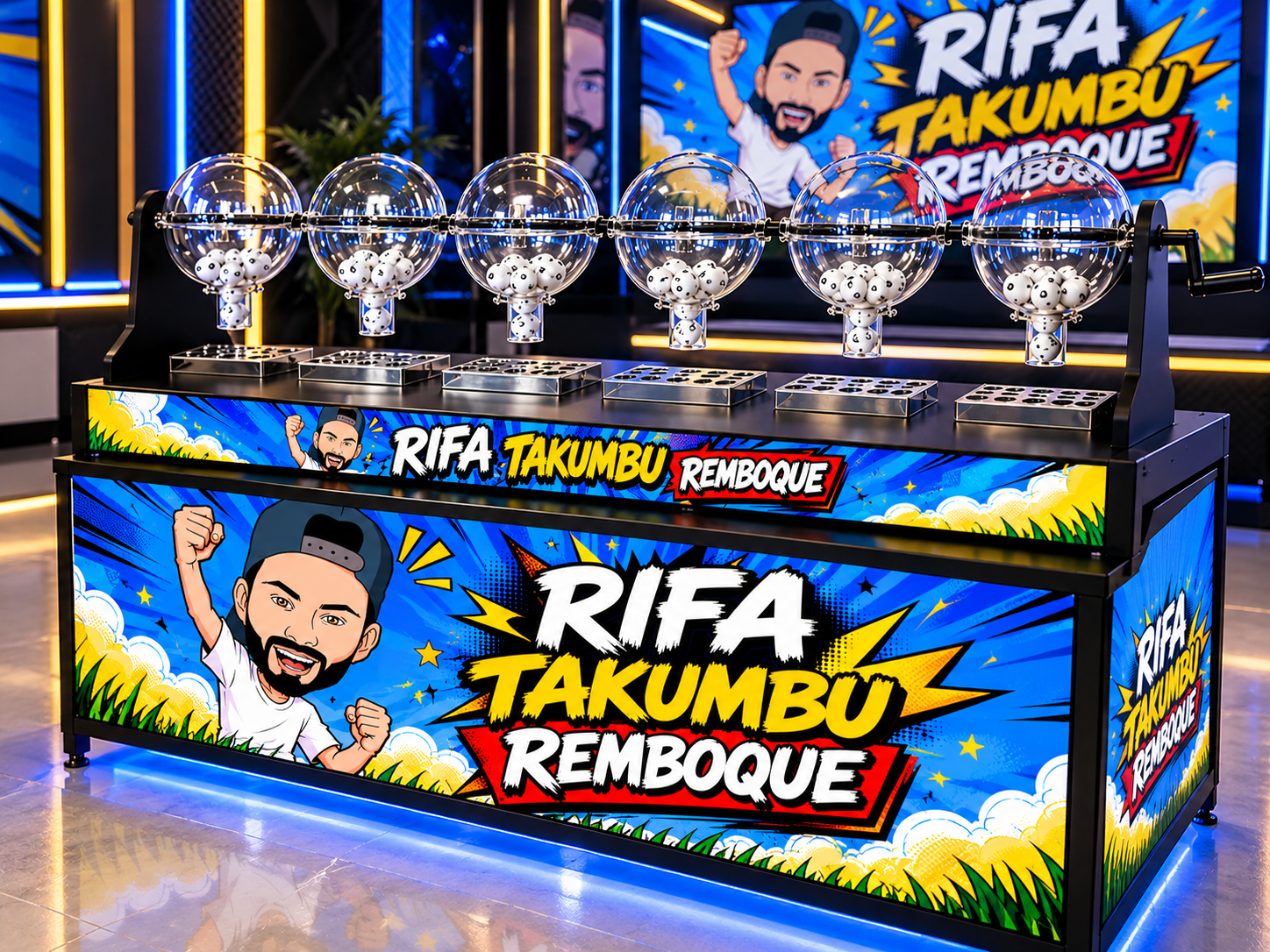 Bolillero oficial de Rifa Takumbu Reboque